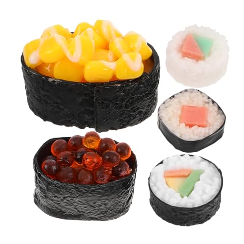 VICASKY Sushi-Set-Spielzeug Für Jungen Und Mädchen 5-teilig Künstliches Sushi-spielessen PVC-Sushi-Modelle Für Partydekorationen Und Fotoshooting-Requisiten VICASKY Sushi-Set-Spielzeug Für Jungen Und Mädchen 5-teilig Künstliches Sushi-spielessen PVC-Sushi-Modelle Für Partydekorationen Und Fotoshooting-Requisiten von VICASKY