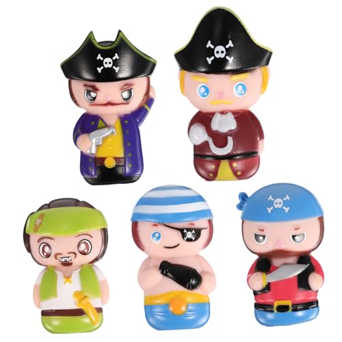 VICASKY 5St Cartoon-Finger-Puppe Piraten-Handpuppe Puppen zimtschneckentage bescherung Weihnachten geburtstagsmitgebsl Hand Puppet Interaktives Eltern-Kind- Party-Handpuppe Vinyl VICASKY 5St Cartoon-Finger-Puppe Piraten-Handpuppe Puppen zimtschneckentage bescherung Weihnachten geburtstagsmitgebsl Hand Puppet Interaktives Eltern-Kind- Party-Handpuppe Vinyl von VICASKY