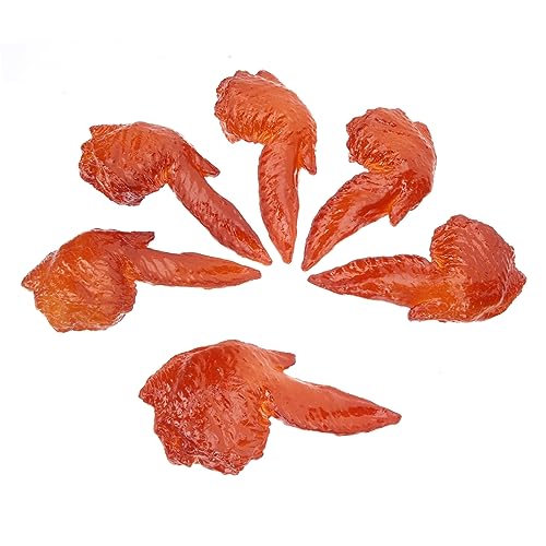 VICASKY 5pcs Gefälschte Hühnerflügelmodelle Hochrealistischer Künstlicher Hühnerflügel Für Die Displayfotografie VICASKY 5pcs Gefälschte Hühnerflügelmodelle Hochrealistischer Künstlicher Hühnerflügel Für Die Displayfotografie von VICASKY