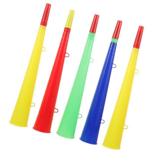 VICASKY 5St Lautsprecher aus Kunststoff Trompete Trinkhorn Hornbecher Lufthupe für Boote Geräuschmacher Lärm noise maker noisemaker jubelnde Hörner Fußballjubelspielzeug Plastik VICASKY 5St Lautsprecher aus Kunststoff Trompete Trinkhorn Hornbecher Lufthupe für Boote Geräuschmacher Lärm noise maker noisemaker jubelnde Hörner Fußballjubelspielzeug Plastik von VICASKY