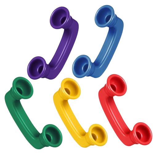 VICASKY 5St -Ohrhörer -Telefon Flüstertelefone Telefon kinderspielzeug Leichtes Multisensorische Lerntelefone Sprachtherapiespielzeug für Abs von VICASKY