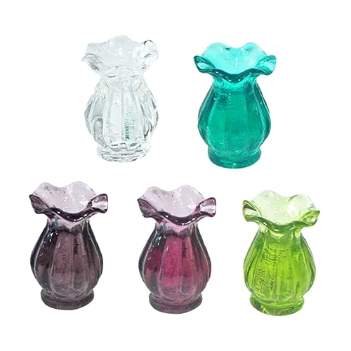 VICASKY Blumenförmiges Flaschenspielzeugmodell Zarte Minivase Basteln Für Mini- von VICASKY