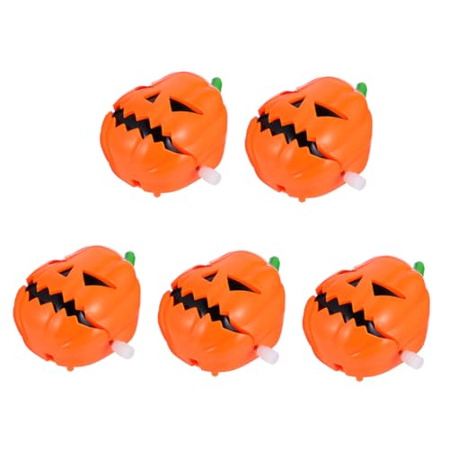 VICASKY 5Stücke Aufziehspielzeug Kürbis für Kreatives Halloween Fördert Konzentration und Koordination für Halloween Partys und Süßes oder Saures von VICASKY