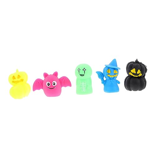 VICASKY 5Stücke Halloween Fingerpuppen Fingerpuppen für TPR Material für Halloween Partys und Geschichtenerzählen von VICASKY