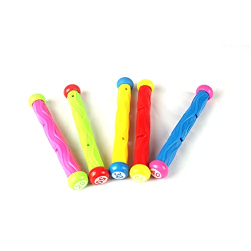 VICASKY 5er Set Tauchstäbe Für Bunte Schwimmspielzeuge Zum Tauchen Im Pool Perfekte Poolspielzeuge Für Kleinen Wasserspaß Und Tauchtraining VICASKY 5er Set Tauchstäbe Für Bunte Schwimmspielzeuge Zum Tauchen Im Pool Perfekte Poolspielzeuge Für Kleinen Wasserspaß Und Tauchtraining von VICASKY