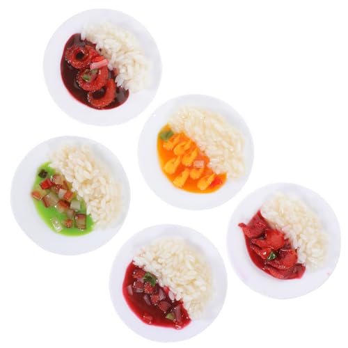 VICASKY 5pcs Prop-Modell Nahrungsstütze Für Lebensmittelmodelle So Tun, Als Würden Sie Küchenzubehör Stellen Sie Sich Vor, Sie EIN Essensmodell Food-Modell PVC VICASKY 5pcs Prop-Modell Nahrungsstütze Für Lebensmittelmodelle So Tun, Als Würden Sie Küchenzubehör Stellen Sie Sich Vor, Sie EIN Essensmodell Food-Modell PVC von VICASKY
