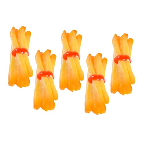 VICASKY 5st Gefälschte Pommes Frites Gefälschte Lebensmittelspielzeuge Pommes-Modell Lebensechte Frittierte Pommes Realistisch Aussehende Chips Realistisches Spielfutter Essen Vorgeben PVC VICASKY 5st Gefälschte Pommes Frites Gefälschte Lebensmittelspielzeuge Pommes-Modell Lebensechte Frittierte Pommes Realistisch Aussehende Chips Realistisches Spielfutter Essen Vorgeben PVC von VICASKY
