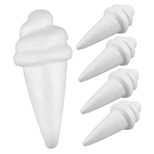 VICASKY Bastelschaum-Eiscreme Weihnachtsschmuck Weißer Polystyrolschaum Bastelschaumtüte Kinder-Eiscreme-spielset Spielzeug-Eiscreme VICASKY Bastelschaum-Eiscreme Weihnachtsschmuck Weißer Polystyrolschaum Bastelschaumtüte Kinder-Eiscreme-spielset Spielzeug-Eiscreme von VICASKY