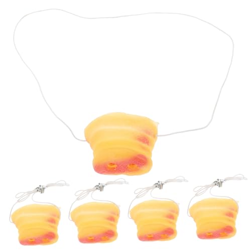 VICASKY 5st Schweinenase Kompakte Tiernase Kostüm Kinder Halloween-kostüm Für Kinder Kleine Tierstütze Austauschbare Tiernasenstütze Simulation Tiernase Cosplay-Masken Säugetiere Vinyl von VICASKY