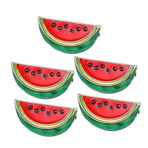 VICASKY Wassermelonen-brosche Wassermelonen-schalnadel Modischer Pullover-clip Damen-kleidungsclip Eleganter Reversclip von VICASKY