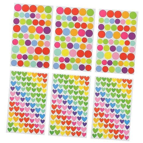 VICASKY 6 Blätter Aufkleber Scrapbook-Sticker DIY Zubehör Papier von VICASKY