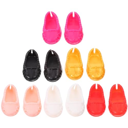 VICASKY 6 Miniature Puppenschuhe Für Große Puppen Und Stilvolle Accessoires Für Kreatives Und Dekoration von VICASKY
