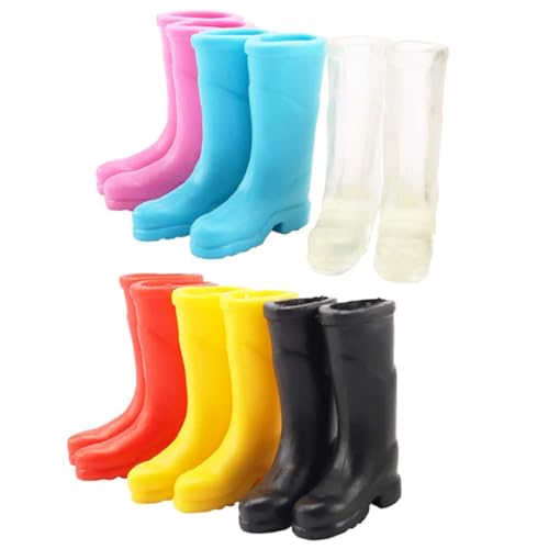 VICASKY 6 Paare Maßstab Kleine Glatte Realistische Mini Schuhmodelle für Mini Haus Szenen VICASKY 6 Paare Maßstab Kleine Glatte Realistische Mini Schuhmodelle für Mini Haus Szenen von VICASKY