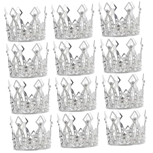 VICASKY 6 Sätze Kuchen Krone Korona Geburtstagsdekorationen Die Ballonständer Essbar Hochzeitsdeko Hochzeit Deko Bithday Cake Kuchendekor Krone Mini-krone Zinklegierung Silver 2 Stück * 6 VICASKY 6 Sätze Kuchen Krone Korona Geburtstagsdekorationen Die Ballonständer Essbar Hochzeitsdeko Hochzeit Deko Bithday Cake Kuchendekor Krone Mini-krone Zinklegierung Silver 2 Stück * 6 von VICASKY