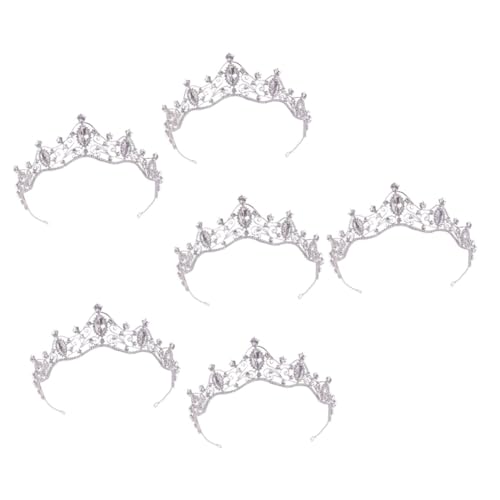 VICASKY 6 Stck. Barock Prinzessin Haarreif Silber Geburtstag Krone Haarschmuck Fotografie Bühnenauftritt Zubehör VICASKY 6 Stck. Barock Prinzessin Haarreif Silber Geburtstag Krone Haarschmuck Fotografie Bühnenauftritt Zubehör von VICASKY