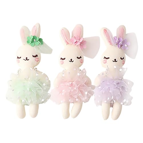 VICASKY 6 Stck. Kleine Plüschhasen Teiliges aus PP Baumwolle und Polyester Handgefertigte DIY Kaninchenpuppen Dekorative Stofftiere für Bastelarbeiten und Geschenkideen VICASKY 6 Stck. Kleine Plüschhasen Teiliges aus PP Baumwolle und Polyester Handgefertigte DIY Kaninchenpuppen Dekorative Stofftiere für Bastelarbeiten und Geschenkideen von VICASKY