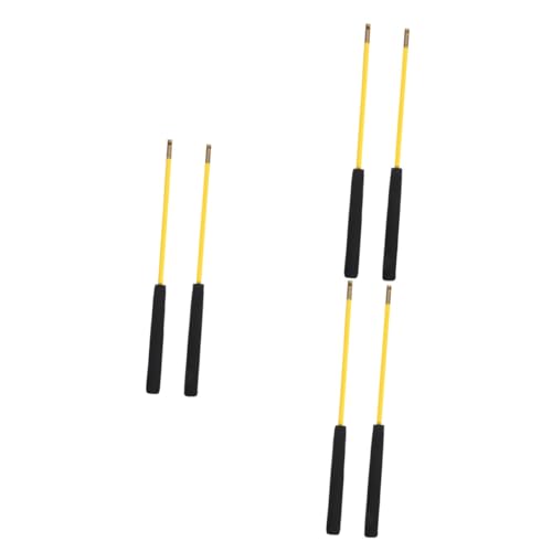 VICASKY 6 Stck. rutschfeste Diabolo Stäbe Lang Stark für Akrobatik und Jonglieren Solide Handstäbe mit Griffigem Gelbgriff Geeignet für Senioren und Fitness Training VICASKY 6 Stck. rutschfeste Diabolo Stäbe Lang Stark für Akrobatik und Jonglieren Solide Handstäbe mit Griffigem Gelbgriff Geeignet für Senioren und Fitness Training von VICASKY