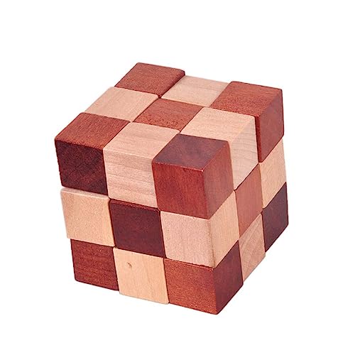 VICASKY 6 Stück 3D-puzzlekugel Iq-Puzzle Holz 3D-Puzzle Hölzern von VICASKY