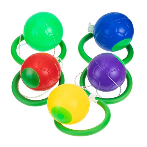 VICASKY 6 Stück Flummi überspring es Kugel überspringen Kinderspielzeug Sprunggelenk Knöchelsprungspielzeug Sprungball für Ballspielzeug überspringen Knöchelspringender Ball Abs von VICASKY