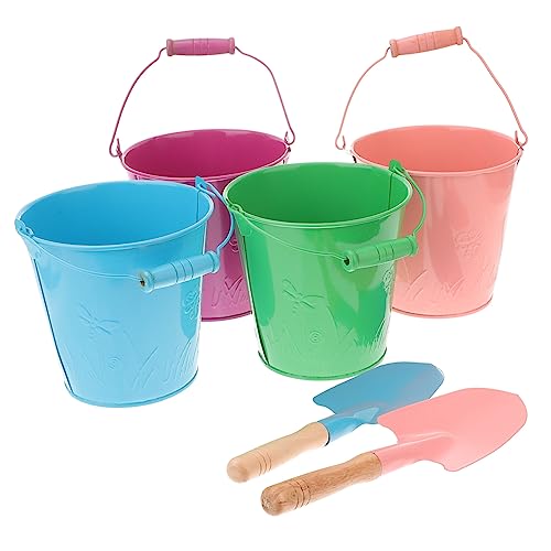 VICASKY 6 Stück Garteneimer Aus Blech Mini Outdoor Eimer Kinderspielzeug Eimer Für Sandeimer Strandeimer Wassereimer Kindersandeimer Eisen VICASKY 6 Stück Garteneimer Aus Blech Mini Outdoor Eimer Kinderspielzeug Eimer Für Sandeimer Strandeimer Wassereimer Kindersandeimer Eisen von VICASKY