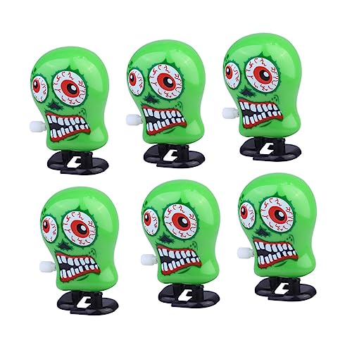 VICASKY 6 Stück Halloween-kettens Pielzeug Halloween- Laufendes Halloween-partyzubehör Uhrwerk Für Halloween-Party-Zeug Aufziehpuppen Plastik Green VICASKY 6 Stück Halloween-kettens Pielzeug Halloween- Laufendes Halloween-partyzubehör Uhrwerk Für Halloween-Party-Zeug Aufziehpuppen Plastik Green von VICASKY