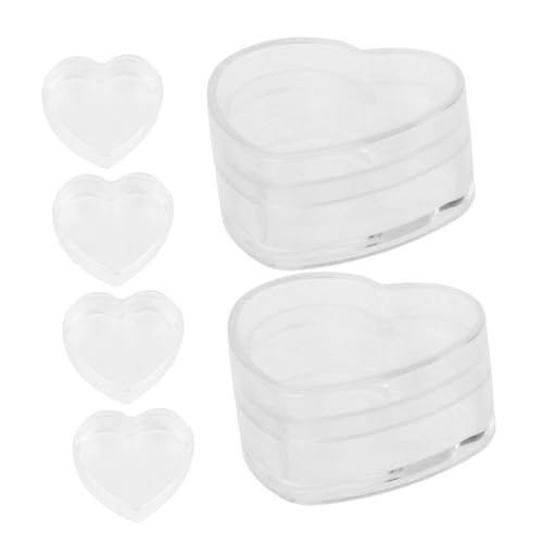 VICASKY 6 Stück Herzförmige Mini Aufbewahrungsboxen aus Teiliges für Puppenhaus Zubehör für Süßigkeiten Schmuck und Dekoration VICASKY 6 Stück Herzförmige Mini Aufbewahrungsboxen aus Teiliges für Puppenhaus Zubehör für Süßigkeiten Schmuck und Dekoration von VICASKY