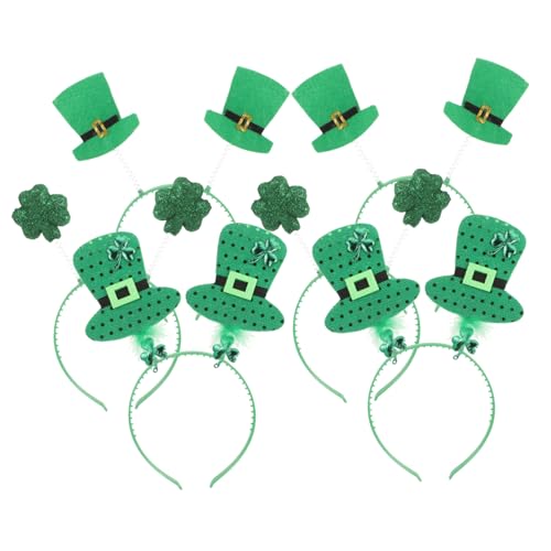 VICASKY 6 Stück Kleeblatt Stirnbänder für Patrick's Day Haaraccessoires für Partys Karneval und Besondere Anlässe Zufällige Designs Leuchtende Farben Selfie Dekoration VICASKY 6 Stück Kleeblatt Stirnbänder für Patrick's Day Haaraccessoires für Partys Karneval und Besondere Anlässe Zufällige Designs Leuchtende Farben Selfie Dekoration von VICASKY