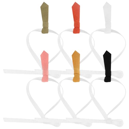 VICASKY Miniatur-fliegen und Krawatten-Set für 12 cm Große Puppen 6-TLG Material Zum Verkleiden Im Puppenhaus VICASKY Miniatur-fliegen und Krawatten-Set für 12 cm Große Puppen 6-TLG Material Zum Verkleiden Im Puppenhaus von VICASKY