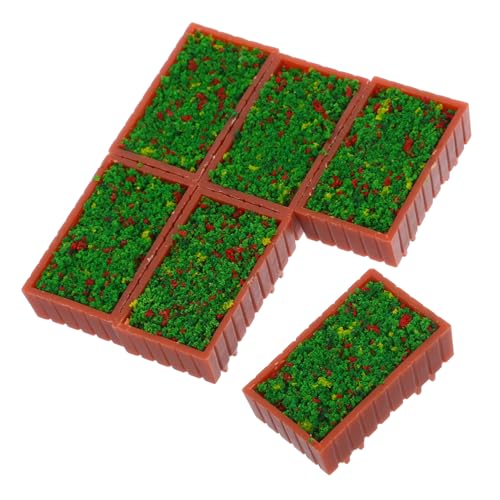 VICASKY 6 Stück Maßstab Realistische Modellpflanzen Detailreiche Miniatur Blumenkästen Vielseitige Dekoration für Architektursandkästen DIY Bastelprojekte VICASKY 6 Stück Maßstab Realistische Modellpflanzen Detailreiche Miniatur Blumenkästen Vielseitige Dekoration für Architektursandkästen DIY Bastelprojekte von VICASKY