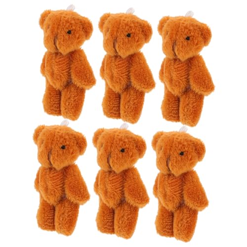 VICASKY 6 Stück Plüschbär Anhänger Ausgestopftes Plüschtier REH Hase Puppe Babyspielzeug Hundespielzeug Fischerspielzeug Tiere Medaillon des Deckels Mini Rucksack VICASKY 6 Stück Plüschbär Anhänger Ausgestopftes Plüschtier REH Hase Puppe Babyspielzeug Hundespielzeug Fischerspielzeug Tiere Medaillon des Deckels Mini Rucksack von VICASKY