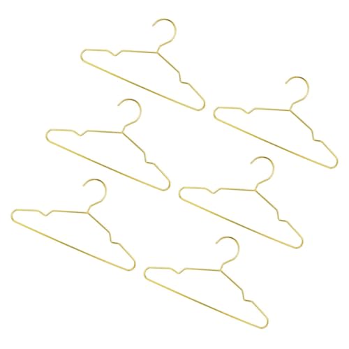 VICASKY 6 Stück Puppenaufhänger Spielzeugaufhänger Kleiderbügel Für Minipuppen Kleiderbügel Für Puppenstuben Kleine Kleiderbügel Miniatur Kleiderbügel Puppenzubehör Golden Stahl VICASKY 6 Stück Puppenaufhänger Spielzeugaufhänger Kleiderbügel Für Minipuppen Kleiderbügel Für Puppenstuben Kleine Kleiderbügel Miniatur Kleiderbügel Puppenzubehör Golden Stahl von VICASKY
