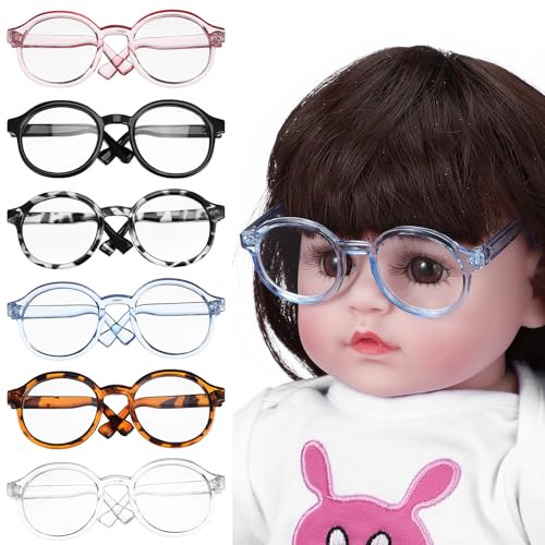 VICASKY 6 Stück Puppenbrillen Miniaturbrillen für Puppen Bunte Kunststoffbrillen Requisiten für Puppenhaushandwerk Anziehsachen VICASKY 6 Stück Puppenbrillen Miniaturbrillen für Puppen Bunte Kunststoffbrillen Requisiten für Puppenhaushandwerk Anziehsachen von VICASKY