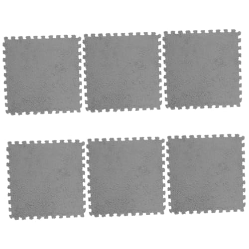 VICASKY 6 Stück Puzzle-Matte turnmatten Gymnastics Matte fußbodenbelag pad Puzzlematte Schaumstoff-Puzzle-Bodenmatte spielt Bodenbeläge ineinandergreifende Spielmatte Samt Grey VICASKY 6 Stück Puzzle-Matte turnmatten Gymnastics Matte fußbodenbelag pad Puzzlematte Schaumstoff-Puzzle-Bodenmatte spielt Bodenbeläge ineinandergreifende Spielmatte Samt Grey von VICASKY