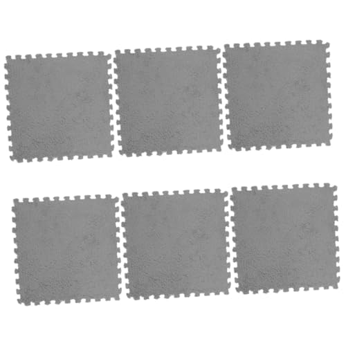 VICASKY 6 Stück Puzzlematte Weiche Eva Bodenfliesen rutschfest Krabbelmatte Multifunktionale Spielmatte Fitnessmatte Bodenschutz für Haushalt und Gym VICASKY 6 Stück Puzzlematte Weiche Eva Bodenfliesen rutschfest Krabbelmatte Multifunktionale Spielmatte Fitnessmatte Bodenschutz für Haushalt und Gym von VICASKY