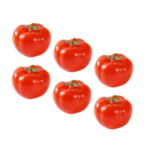 VICASKY 6 Stück Simulierte Tomate Fälschung Spielzeugnahrung Realistische Tomate Mini Gefälschte Tomaten Wunder- Künstlich Party Schaum Realistische Falsche Früchte Drinnen PVC Rot VICASKY 6 Stück Simulierte Tomate Fälschung Spielzeugnahrung Realistische Tomate Mini Gefälschte Tomaten Wunder- Künstlich Party Schaum Realistische Falsche Früchte Drinnen PVC Rot von VICASKY