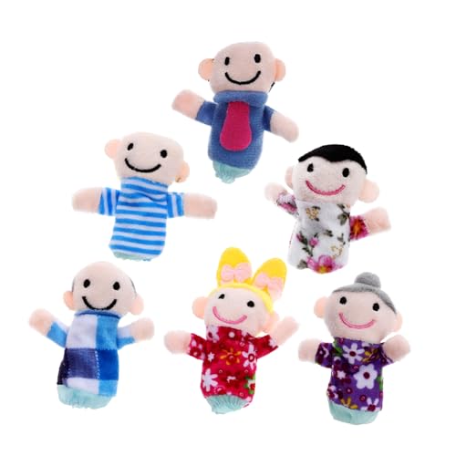 VICASKY 6 Stück Teiliges Handpuppen für Geschichtenerzählungen Niedliche Fingerpuppen für Ganze Familie für Vorschule Kindergarten und Kreative Rollenspiele VICASKY 6 Stück Teiliges Handpuppen für Geschichtenerzählungen Niedliche Fingerpuppen für Ganze Familie für Vorschule Kindergarten und Kreative Rollenspiele von VICASKY
