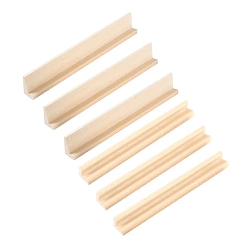 VICASKY 6 Stück Teiliges Holz Domino Halter mit Schrägem Winkel Langlebig Glatt Natürliches Material für Spielkarten Anzeige und Unterstützung bei Domino Arthritis Geeignet VICASKY 6 Stück Teiliges Holz Domino Halter mit Schrägem Winkel Langlebig Glatt Natürliches Material für Spielkarten Anzeige und Unterstützung bei Domino Arthritis Geeignet von VICASKY
