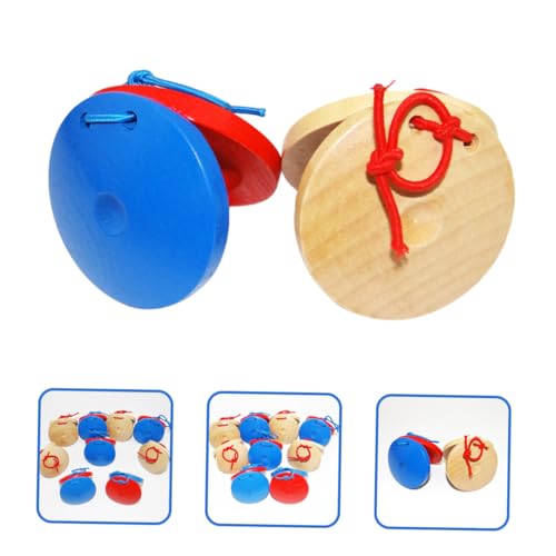 VICASKY 6 Stück Teiliges Holz Kastagnetten Pädagogisches Musikinstrument Bunte Percussion Spielzeuge für Musikförderung und Rhythmische Früherziehung für Kleinkinder Mädchen Jungen VICASKY 6 Stück Teiliges Holz Kastagnetten Pädagogisches Musikinstrument Bunte Percussion Spielzeuge für Musikförderung und Rhythmische Früherziehung für Kleinkinder Mädchen Jungen von VICASKY