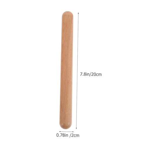 VICASKY 6 Stück Teiliges Holz Rhythmus Sticks Sichere Runde Kanten Langlebiges Percussion Instrument für Musikalische Früherziehung für Kleinkinder zum Erlernen von Rhythmus und VICASKY 6 Stück Teiliges Holz Rhythmus Sticks Sichere Runde Kanten Langlebiges Percussion Instrument für Musikalische Früherziehung für Kleinkinder zum Erlernen von Rhythmus und von VICASKY