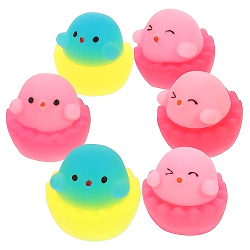 VICASKY 6 Stück Teiliges Kawaii Hühner für Ostern Osternester Füllstoffe Partygeschenk für Belohnungsspielzeuge und Geschenktütenfüllung von VICASKY