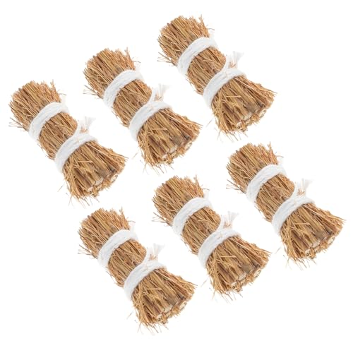 VICASKY 6 Stück Teiliges Mini Heuballen Handgefertigt Realistische Grasmodelle für Puppenhaus DIY Zubehör Sandtisch Dekorationen Naturgetreue Miniatur Heustapel für Basteln und Fotografie VICASKY 6 Stück Teiliges Mini Heuballen Handgefertigt Realistische Grasmodelle für Puppenhaus DIY Zubehör Sandtisch Dekorationen Naturgetreue Miniatur Heustapel für Basteln und Fotografie von VICASKY