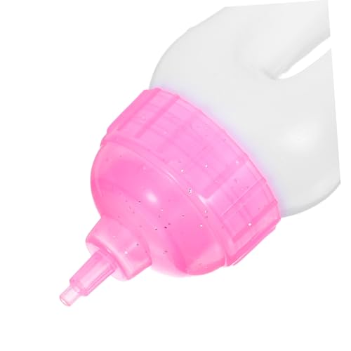 VICASKY 6 Stück Teiliges Mini Milchflaschen für Puppen Bruchsicheres für Geeignet als Rollenspiel Zubehör und Farbecht für Puppenhaus und Kreative DIY Dekoration von VICASKY