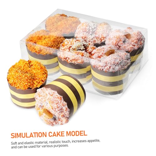 VICASKY 6 Stück Teiliges Realistische Fake Weiche Textur Vielseitige Deko für Zuhause Bäckerei Fotografie Requisiten Trauben Walnuss und Hafer Designs von VICASKY