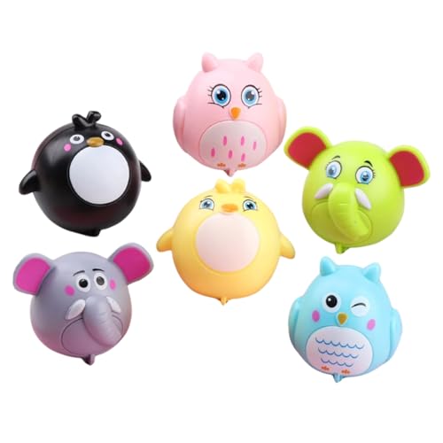 VICASKY 6stücke Pull Back Autos Tiere Reibung Powered Cartoon Auto Spielzeug Spielzeug Für Kleinkinder von VICASKY