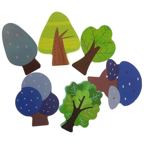 VICASKY 6 Teiliges Set Gleisszenenzubehör Baum Zugspielzeug Eisenbahnspielzeugzubehör Holzgleis Dekorative Bäume Holzbäume Für Eisenbahndekoration Baumblöcke Spielzeugbaum Minibäume Aus VICASKY 6 Teiliges Set Gleisszenenzubehör Baum Zugspielzeug Eisenbahnspielzeugzubehör Holzgleis Dekorative Bäume Holzbäume Für Eisenbahndekoration Baumblöcke Spielzeugbaum Minibäume Aus von VICASKY