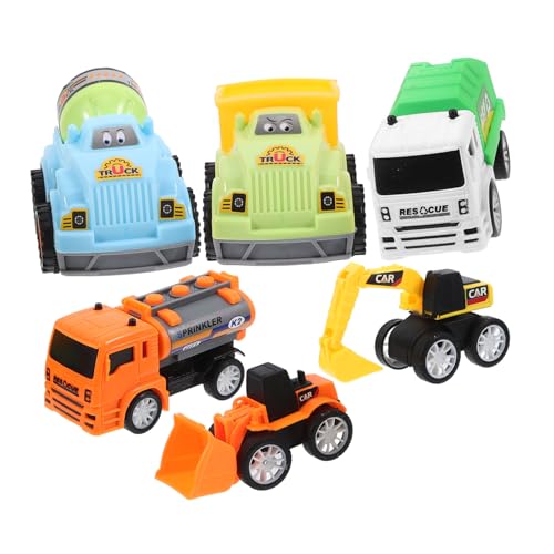 VICASKY Lustiges Autospielzeug Für Kinder 6-teiliges Set Pull Back-autospielzeug Bagger Betonmischer VICASKY Lustiges Autospielzeug Für Kinder 6-teiliges Set Pull Back-autospielzeug Bagger Betonmischer von VICASKY