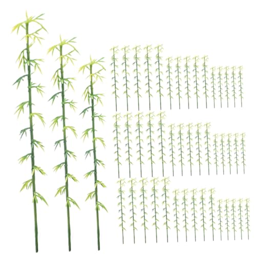 VICASKY 60 Stck Mini Fake Bamboo Dekoration Kunstpflanze für Mikrolandschaft für DIY Sandtisch und Gartenmöbel VICASKY 60 Stck Mini Fake Bamboo Dekoration Kunstpflanze für Mikrolandschaft für DIY Sandtisch und Gartenmöbel von VICASKY