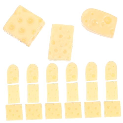 VICASKY 60 Stück Teiliges Miniatur Käse Modellset aus Resin Realistische Künstliche Käsefiguren für DIY Bastelprojekte Schmuckherstellung Dekoration und Kreative Accessoires VICASKY 60 Stück Teiliges Miniatur Käse Modellset aus Resin Realistische Künstliche Käsefiguren für DIY Bastelprojekte Schmuckherstellung Dekoration und Kreative Accessoires von VICASKY