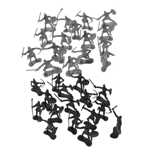 VICASKY 60 Stück Teiliges Soldaten Spielzeugset mit Mittelalterlichen und Römischen Figuren Robuste Soldaten für Sammler VICASKY 60 Stück Teiliges Soldaten Spielzeugset mit Mittelalterlichen und Römischen Figuren Robuste Soldaten für Sammler von VICASKY