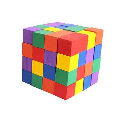 VICASKY 60-teiliges Puzzle-Set Für Kleinkinder Holzklötze Lernspielzeug Für Babys Jungen Und Mädchen Sicher Und von VICASKY